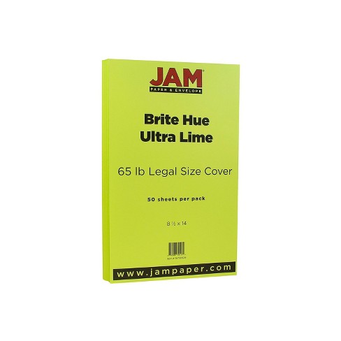 Ultra Pink 65lb 8.5 x 11 Cardstock - 50 Pack - by Jam Paper