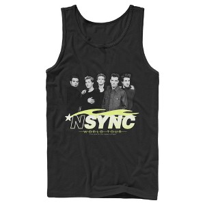 Men's NSYNC World Tour Poster Tank Top - 1 of 4