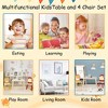 Acoinel 3/5 Piece Kiddy Wood Table and Chair Set - 4 of 4