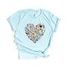 Simply Sage Market Heart Floral Short Sleeve Graphic Tee - 3 of 4