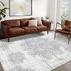 Washable Vintage Hallway Runner Rug, Low-Pile Non-Slip Rubber Backing Carpet for Kitchen, Laundry & Entryway - 2 of 4