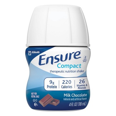 Abbott Ensure Compact Therapeutic Nutrition Shake Chocolate 4 Oz