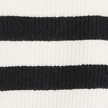 Black/Cream Striped