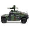 M1046 HUMVEE Tow Missile Carrier Green Camouflage "Kosovo Force" (1999) "Military Miniature" 1/64 Diecast Model by Panzerkampf - 2 of 4