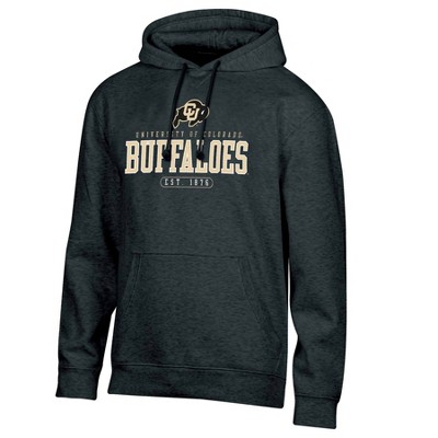 Champion University of Colorado Buffalos Hooded Sweatshirt Black Large