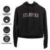 Stanford University Distressed School Name Cropped Hoodie Pullover Sweatshirt - 2 of 4