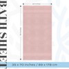 White Classic Luxury 100% Huge Cotton Bath Sheets Set of 2 - 35x70" - 3 of 4