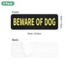 Unique Bargains Indoor Outdoor Yard Home Acrylic Self-adhesive Durable Beware of Dog Sign 3x9 Inch - 3 of 4