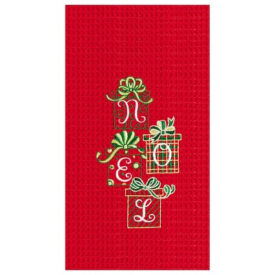 C&F Home Noel Waffle Weave Cotton Kitchen Towel