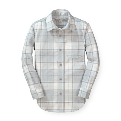Hope & Henry Boys' Brushed Cotton Button Down Shirt, Kids : Target