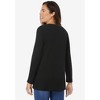 Woman Within Women's Plus Size Embroidered Thermal Henley Tee - image 3 of 4