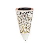 Evergreen Tapered Laser Cut Solar Interchangeable Finial, Ivory-  3.75x7.5x3.75 in Durable Hardware for Flags - 2 of 4