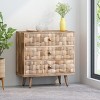 Vynxaria Mid-Century Modern Mango Wood 3 Drawer Chest - 3 of 4