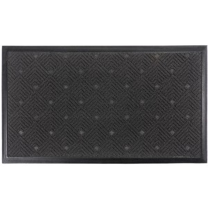 KAF Home Nested Angles Indoor/Outdoor Mat with PVC Backing - 17" x 30" - 1 of 4