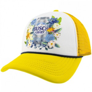 Adult Busch Light Floral Trucker Hat - 1 of 4