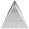 vidaXL Rabbit Cage Anthracite Galvanized steel Large Rabbit Cage - Anthracite 158.9" x 31.7" x 28" - 4 of 4