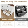 6 Dresser for Bedroom, 47" Wide Drawer Dresser with Storage Freestanding, Wooden Closet Storage Chest for Living Room, Bedroom, Entryway - 4 of 4
