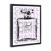 Stupell Industries Glam Black Purple Perfume Bottle, 25" x 31" - 3 of 4
