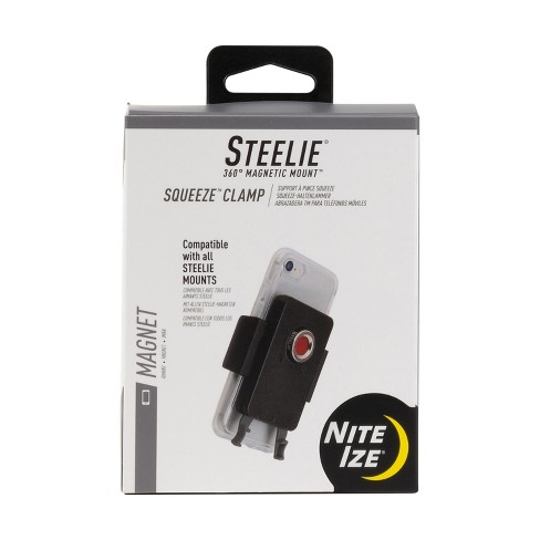 Nite Ize Steelie Squeeze Clamp - Magnetic Cell Phone Holder For Dashboard,  Vent & Windshield : Target
