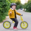 Infans 12" Balance Bike 2 Wheels Children’s Bicycle with Adjustable Seat Green - 4 of 4