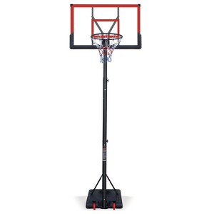 APRILSOUL Basketball Hoop 810ft 44 Backboard Rebound System Indoor Outdoor - 1 of 4