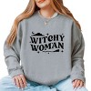 Simply Sage Market Witchy Woman Broom Sweatshirt - 2 of 4