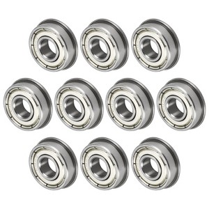 Unique Bargains Chrome Steel Multipurpose Use Flanged Ball Bearing 10 1/4" x 5/8" x 13/64 - 1 of 4