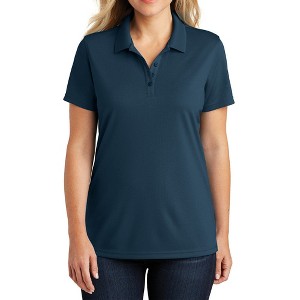 Mafoose Women's Moisture-Wicking Dry Zone Short Sleeve UV Micro-Mesh Polo Shirt - 1 of 4