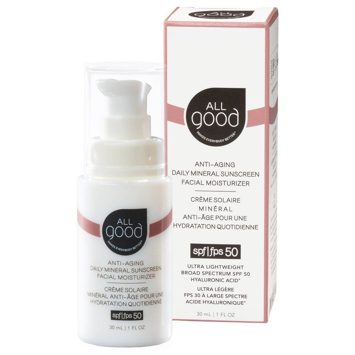 All Good Daily Facial Moisturizer - SPF 50 - 1oz