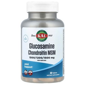 KAL Glucosamine Chondroitin MSM, 60 Tablets - 1 of 4