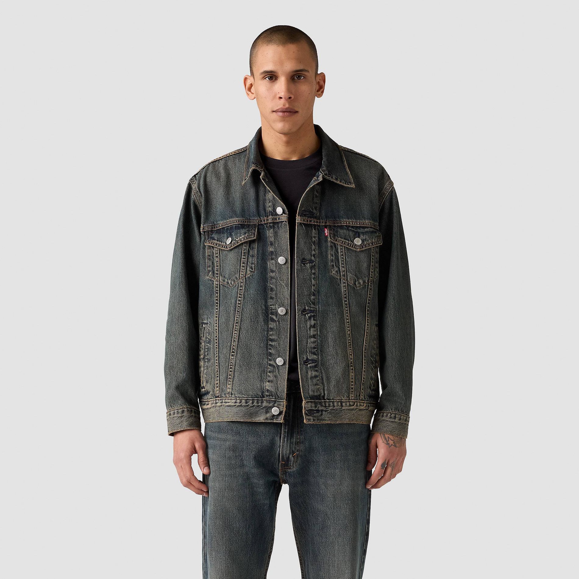 Levi's® Men's Relaxed Fit Trucker Jacket - Cocoa Butter M