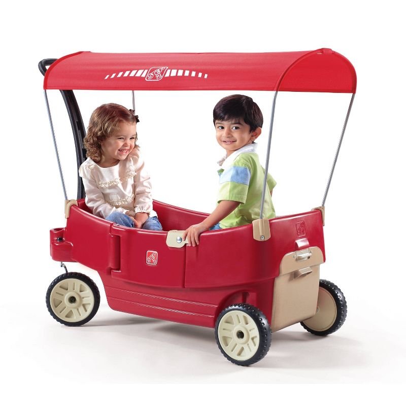 Step2 All Around Canopy Wagon - Red, 4 of 13
