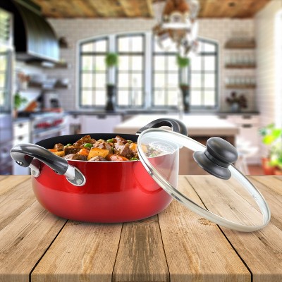 Better Chef 4-Quart Red Aluminum Non-Stick Dutch Oven
