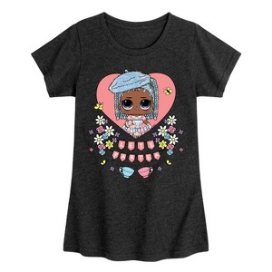 Girls' - LOL Surprise! - Let's Par-Tea Fitted Short Sleeve Graphic T-Shirt - 1 of 4