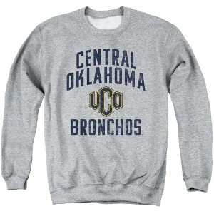University of Central Oklahoma Official Uco Bronchos Logo Adult Crewneck Sweatshirt - 1 of 4