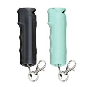 Sabre 2pk Pepper Gel Black and Jade Green : Target