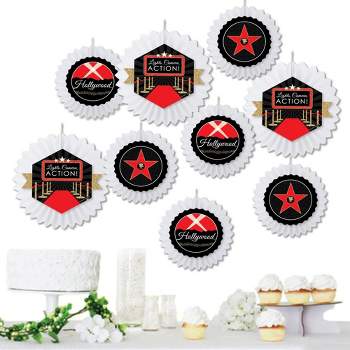 Big Dot of Happiness Red Carpet Hollywood - Movie Night Party Decor and  Confetti - Terrific Table Centerpiece Kit - Set of 30 