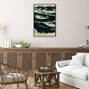 23" x 33" Wild Sea by Treechild Framed Canvas Wall Art Print - Amanti Art: Modern Style, Polystyrene Frame, Lithograph Medium - 4 of 4