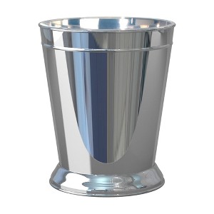 Decorative Bathroom Wastebasket Stainless Steel - Nu Steel: 11" High, 6L Capacity, Chrome Finish - 1 of 4