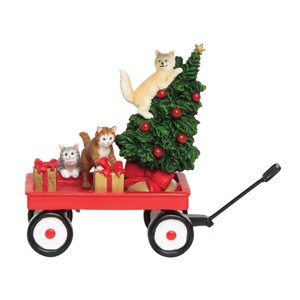 Gallerie II Kitten Wagon Figurine - 1 of 2