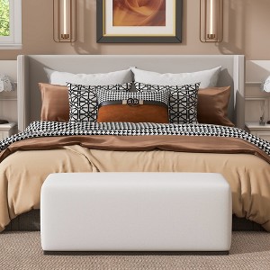 Christopher Knight Home Photine Modern Minimalist Versatile Footstool Ottoman - 1 of 4