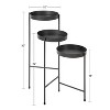 Kate and Laurel Finn Plant Stand, Gray - 3 of 4