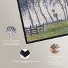 Art Remedy Rainy Weather at Hampton Court by Alfred William Finch Classic Landscape and Portrait Wall Art Framed - 4 of 4