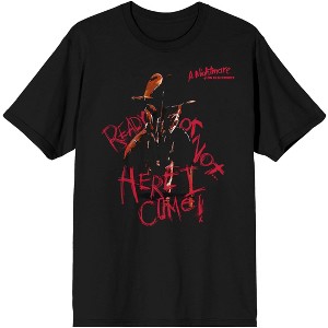 Nightmare on Elm Street Ready or Not Men's Black Graphic Tee - 1 of 1