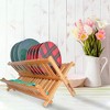 Royal Craft Wood Bamboo 2 Tier Dish Drying Rack - 4 of 4