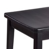 Plank+Beam 30" Bar Stool, Wood Modern Kitchen Stool, Saddle Seat Backless Bar Height Chair with Metal Footrest - 4 of 4