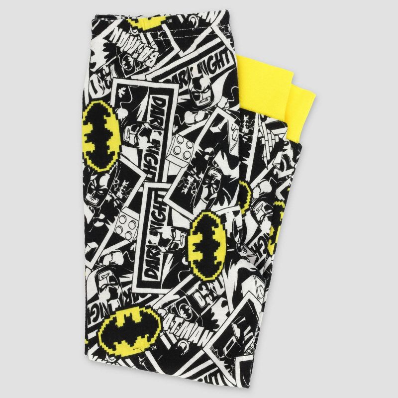 Boys&#39; The LEGO Batman Movie 4pc Snug Fit Pajama Set - Black 4, 2 of 6