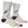 Crazy Socks-Sports Print Crew Socks-Fun Athletic-Themed Novelty Designs-Large for Men & Women-Soccer, Golf, Basketball - 3 of 4