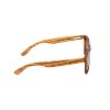 Coyote Wood Black Orange Tortoise Walnut Brown Eyeglasses 52mm Custom L&R Lenses - 3 of 4
