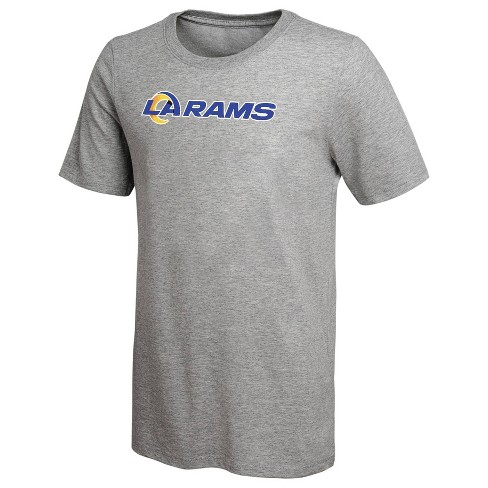 Los Angeles Rams Men's Sports T Shirts Crew Neck Short Sleeve Tops Casual Tee 